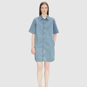 A.P.C. Venezia blue denim dress, FR38, US6/Small